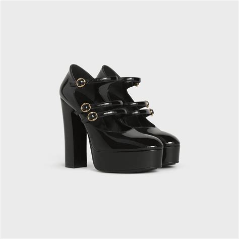 celine melody tri-buckle mary jane pumps|Court shoes Céline .